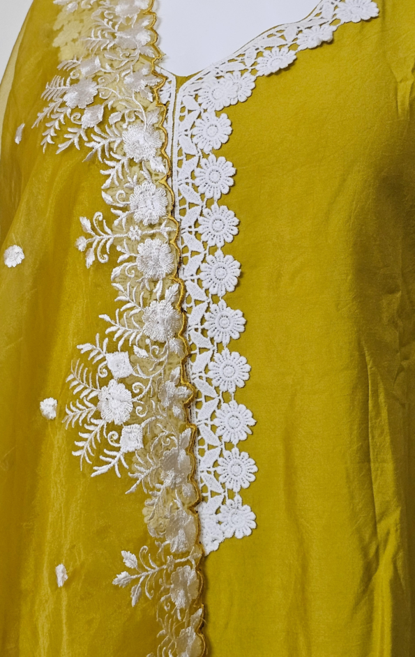 mustard kurta set